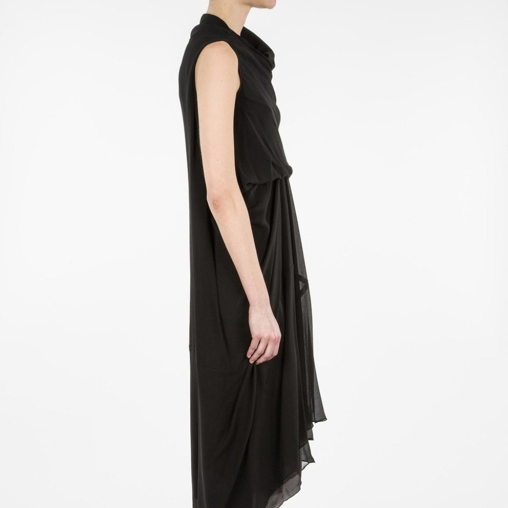 SOLD • RICK OWENS SS14 VICIOUS Black Tornado Dress - Picture 5 of 8